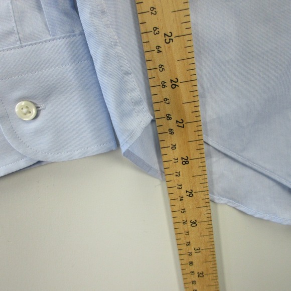 J. Crew Performance Dress Shirt Men M Blue Cotton Slim Fit Casual Work 214 - Picture 8 of 9
